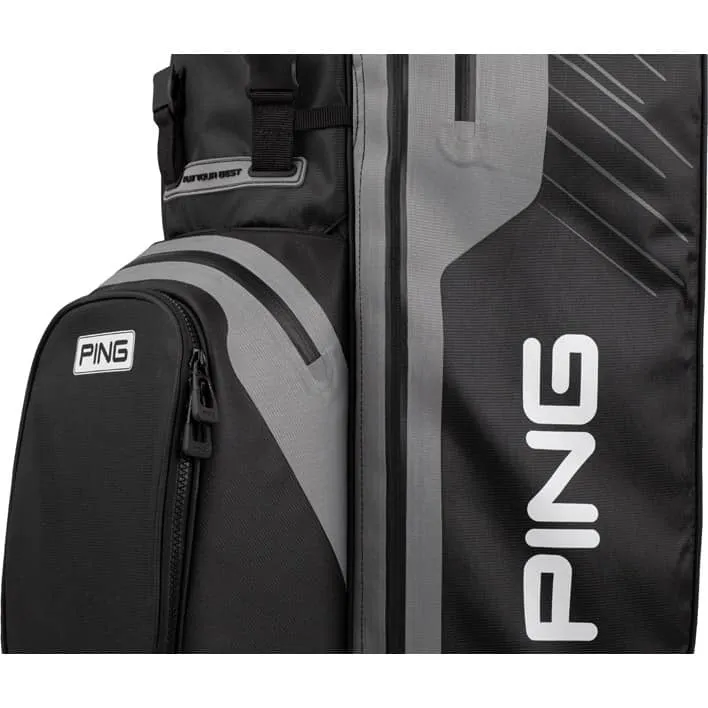 2024 Ping Hoofer Monsoon Golf Bag - Black/Iron