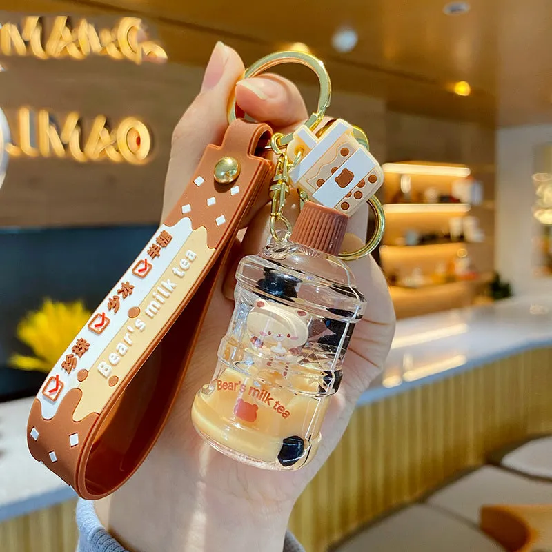 Adorable Boba Milk Tea Keychain