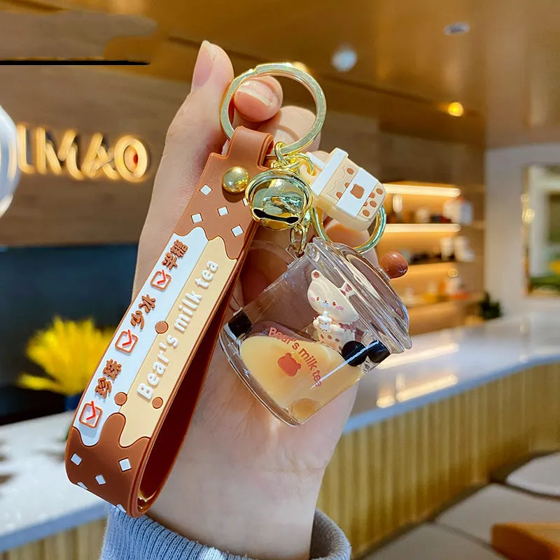 Adorable Boba Milk Tea Keychain