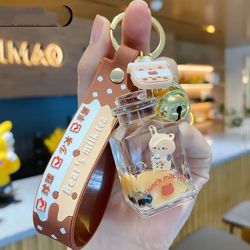 Adorable Boba Milk Tea Keychain