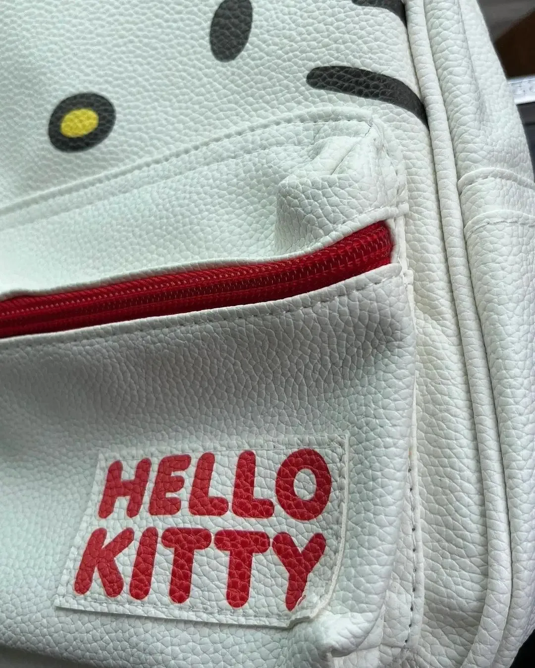 Adorable Kitty Red White Bow Backpack Bag