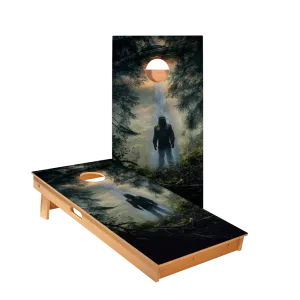 Alien Sasquatch Star Cornhole Boards