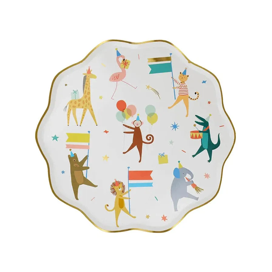 Animal Parade Dinner Plates 8 pack