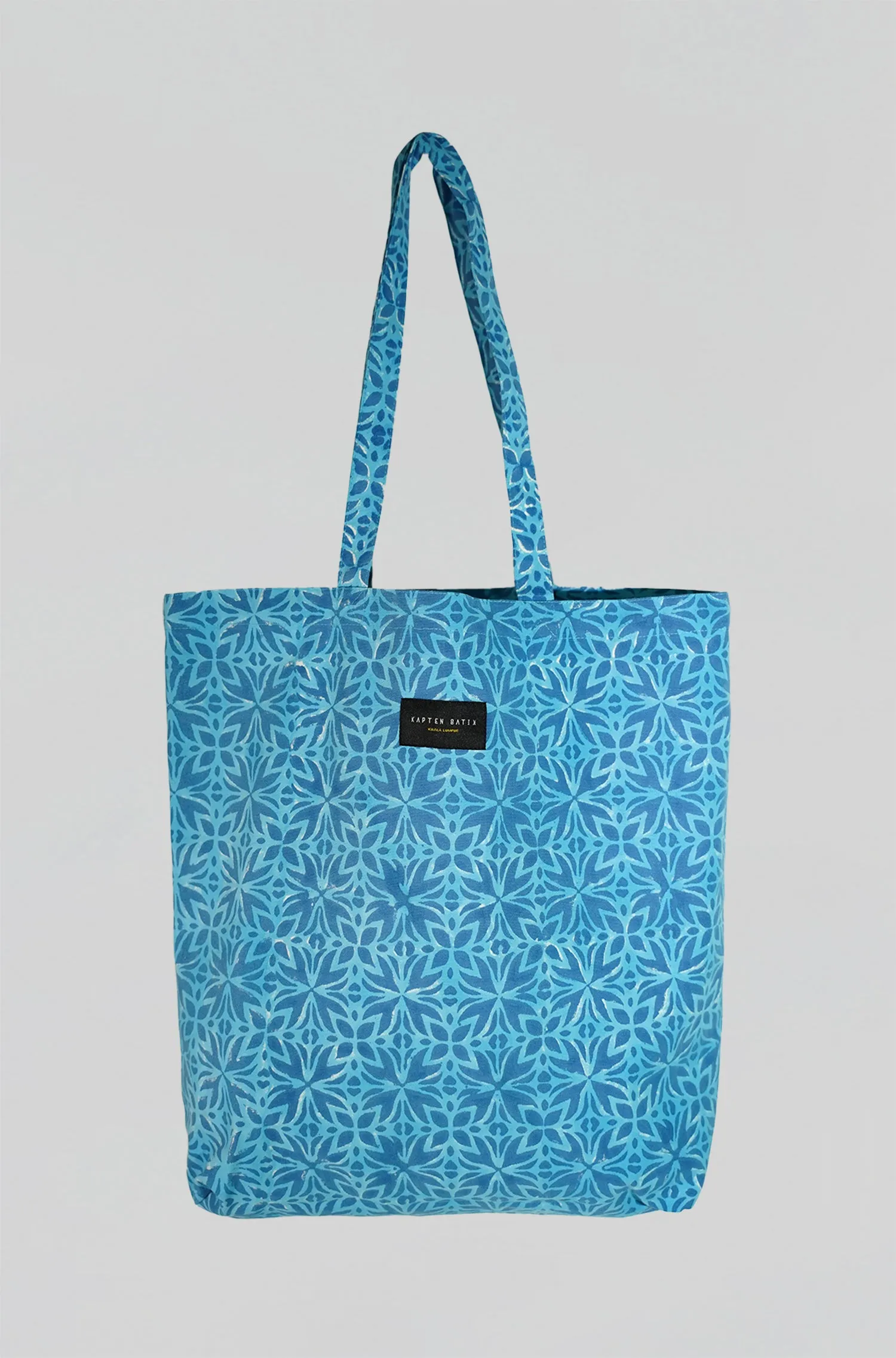 Artisanal Canvas Tote Bag in Petals