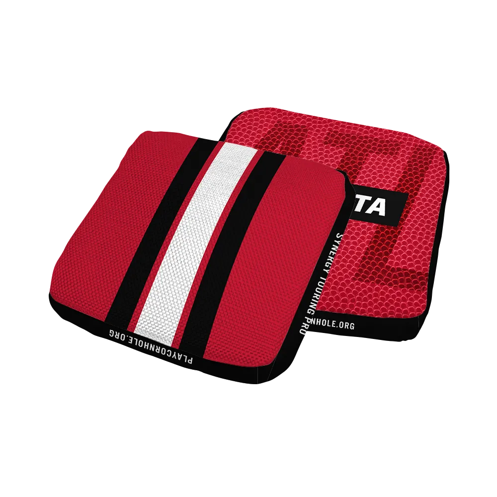 Atlanta Football Gameday Stripes Synergy Edge Cornhole Bags