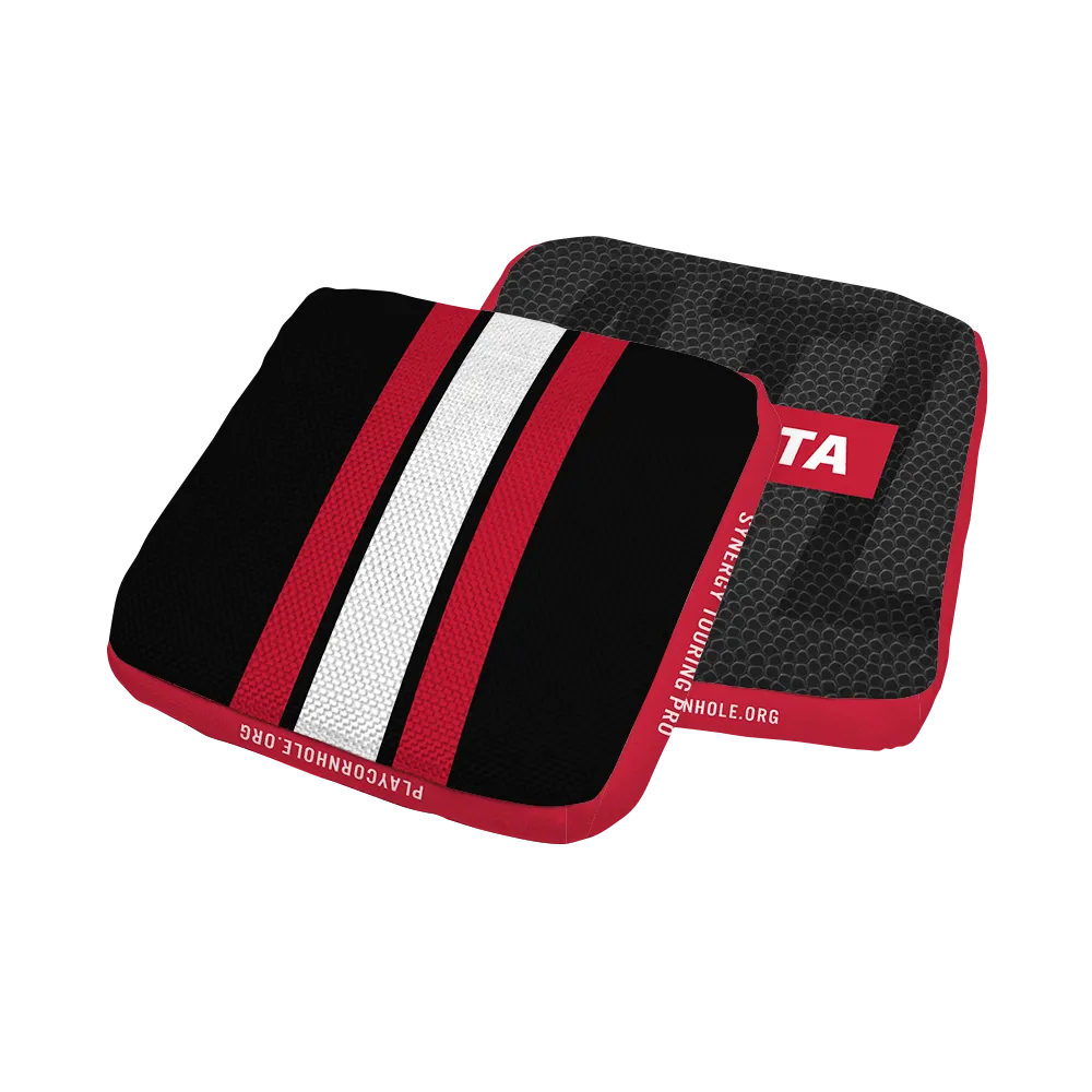 Atlanta Football Gameday Stripes Synergy Edge Cornhole Bags