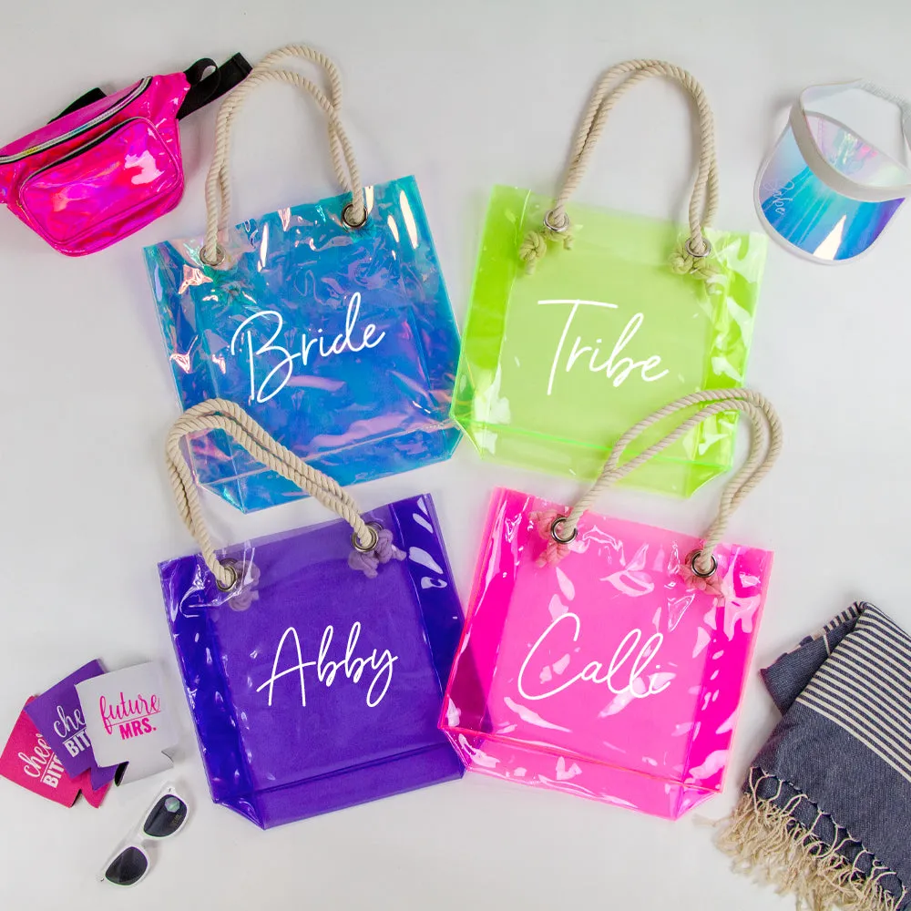 Bachelorette Clear Tote Bag