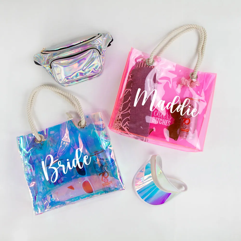 Bachelorette Clear Tote Bag