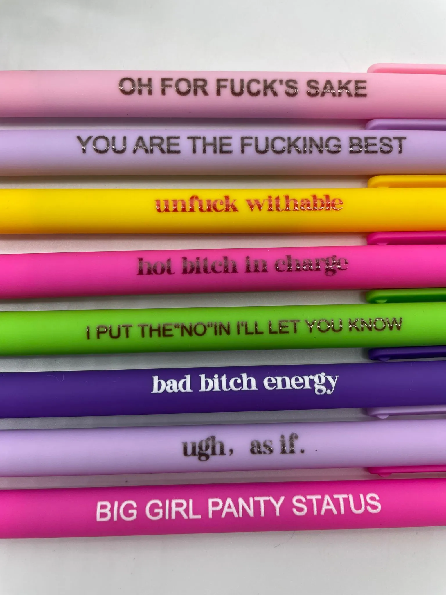 Bad B*tch Vulgar Pens - Pack of 8 - IN STOCK