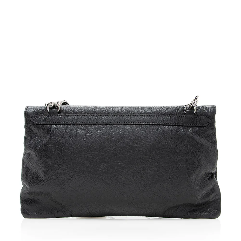 Balenciaga Agneau Giant 12 Envelope Strap Clutch (SHF-18650)