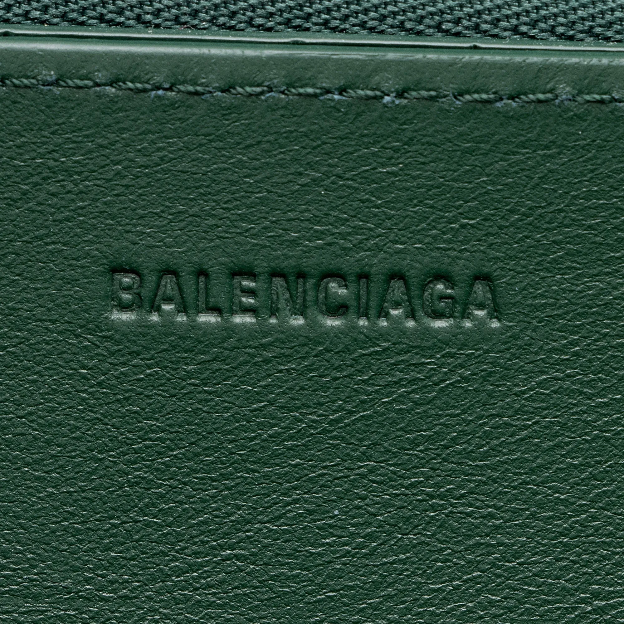 Balenciaga Croc Embossed Calfskin Gossip Small Shoulder Bag