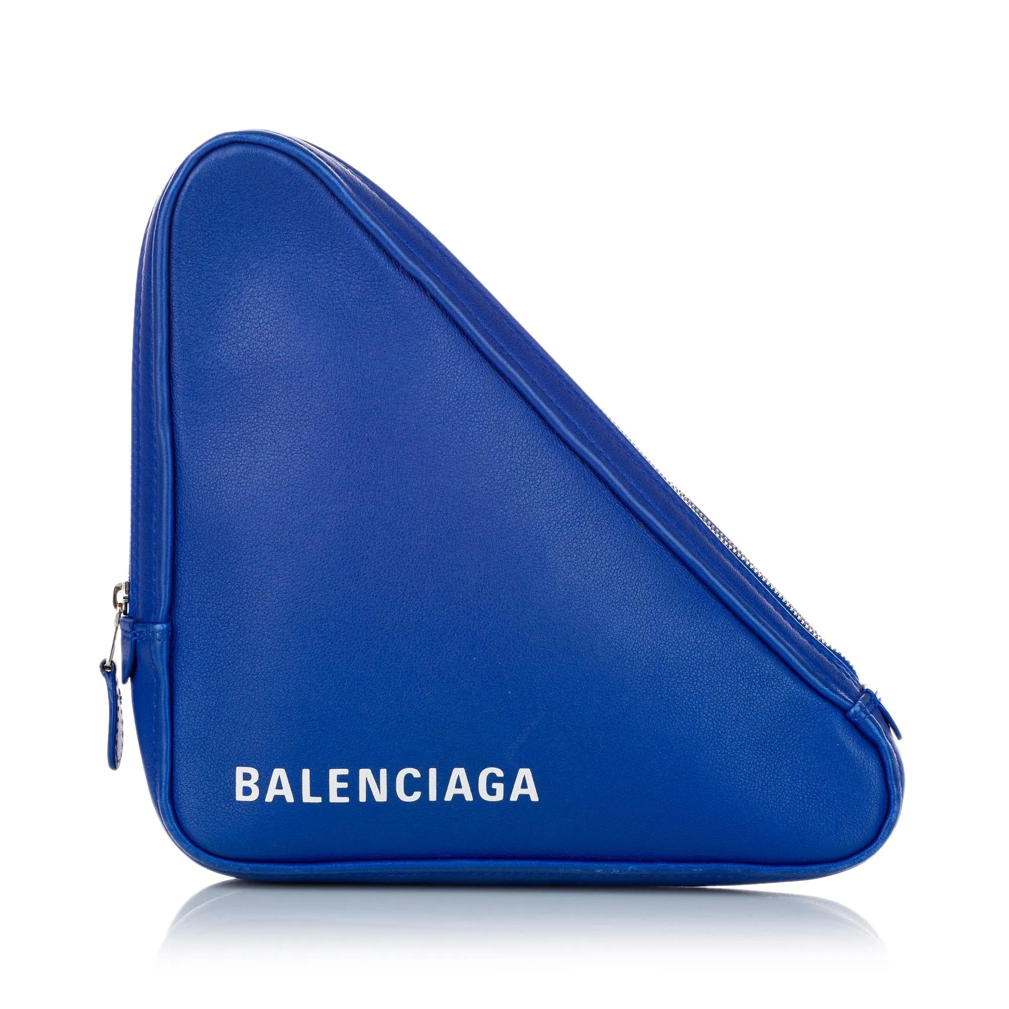 Balenciaga M Triangle Leather Pochette