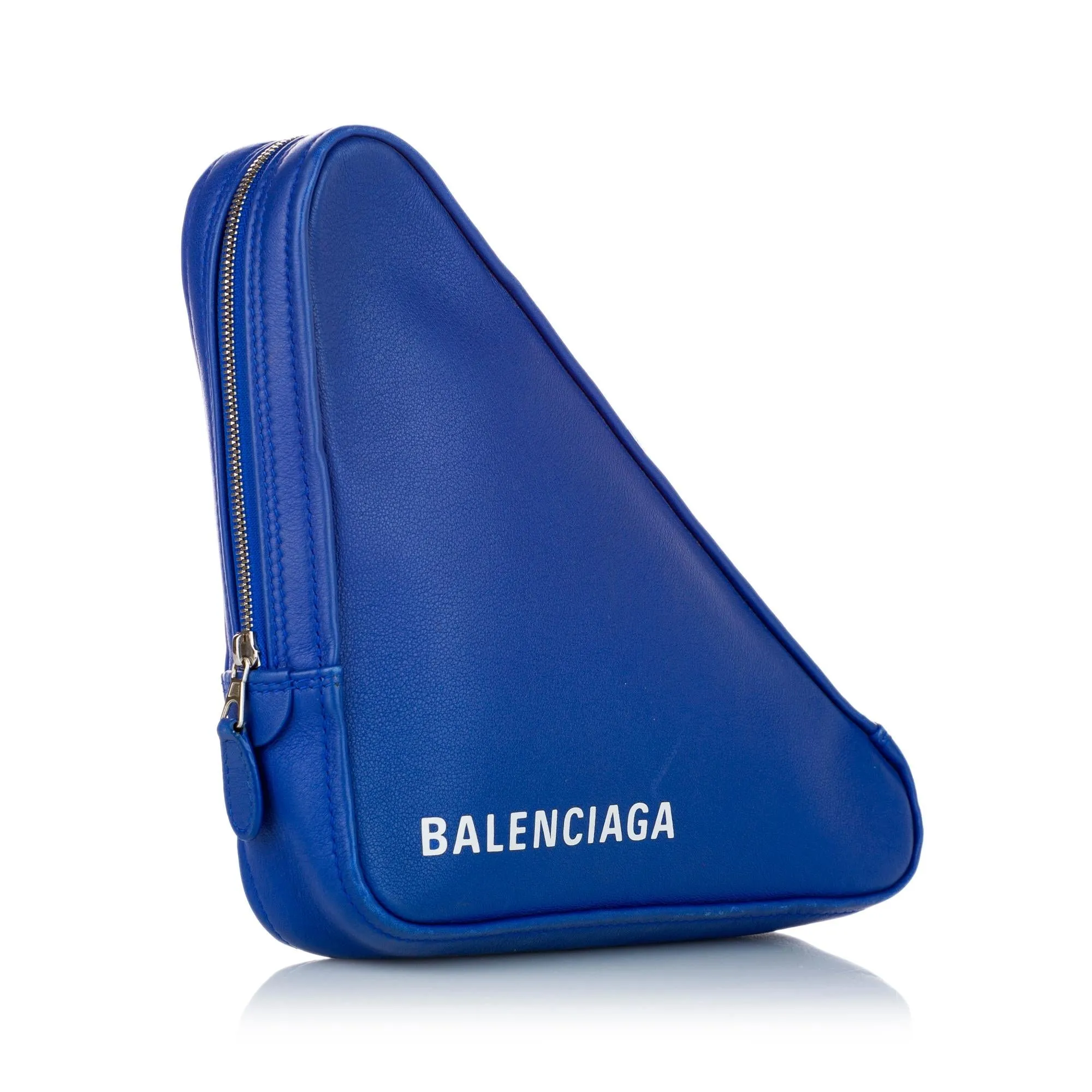 Balenciaga M Triangle Leather Pochette