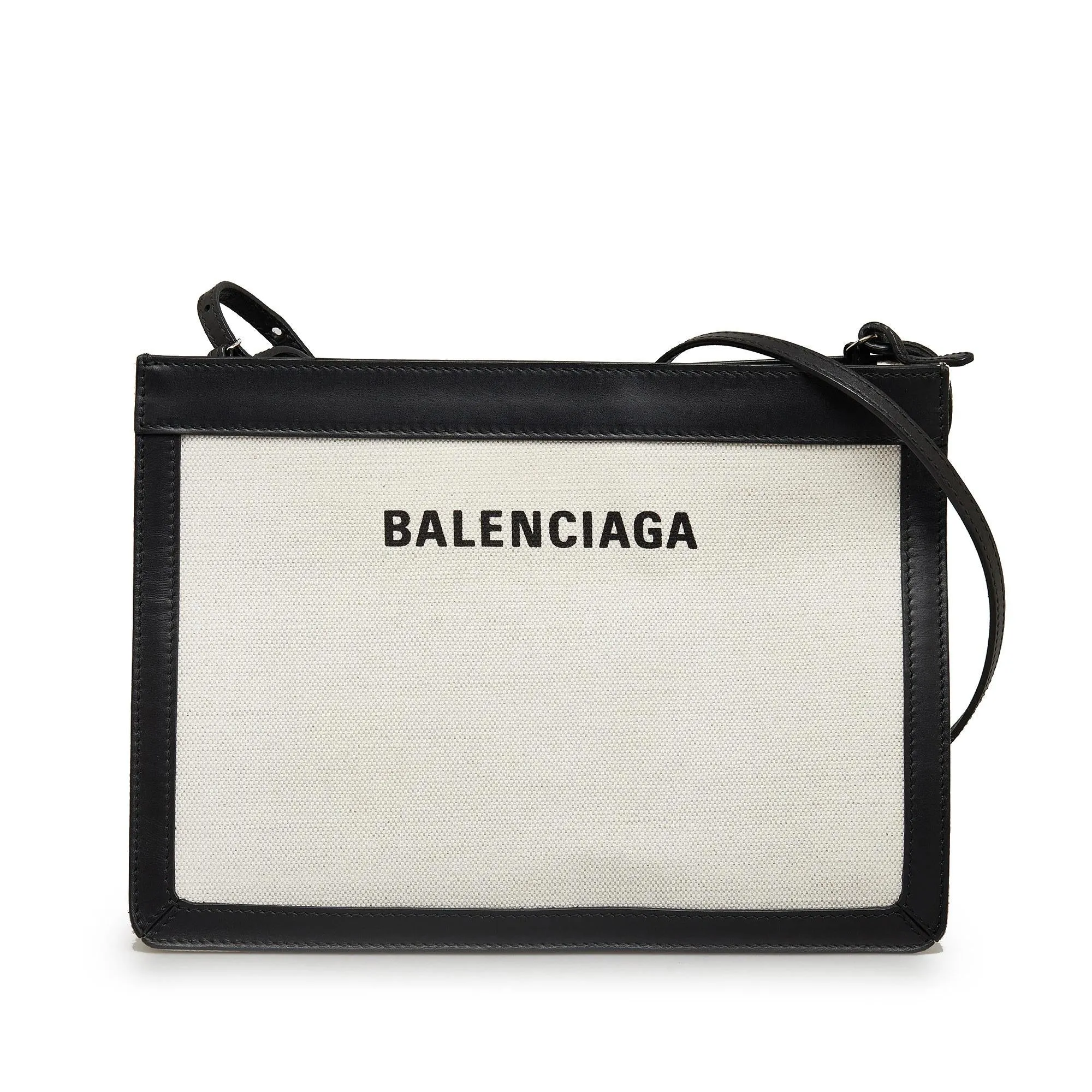 Balenciaga Navy Pochette Crossbody