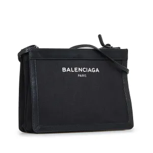 Balenciaga Navy Pochette M Crossbody