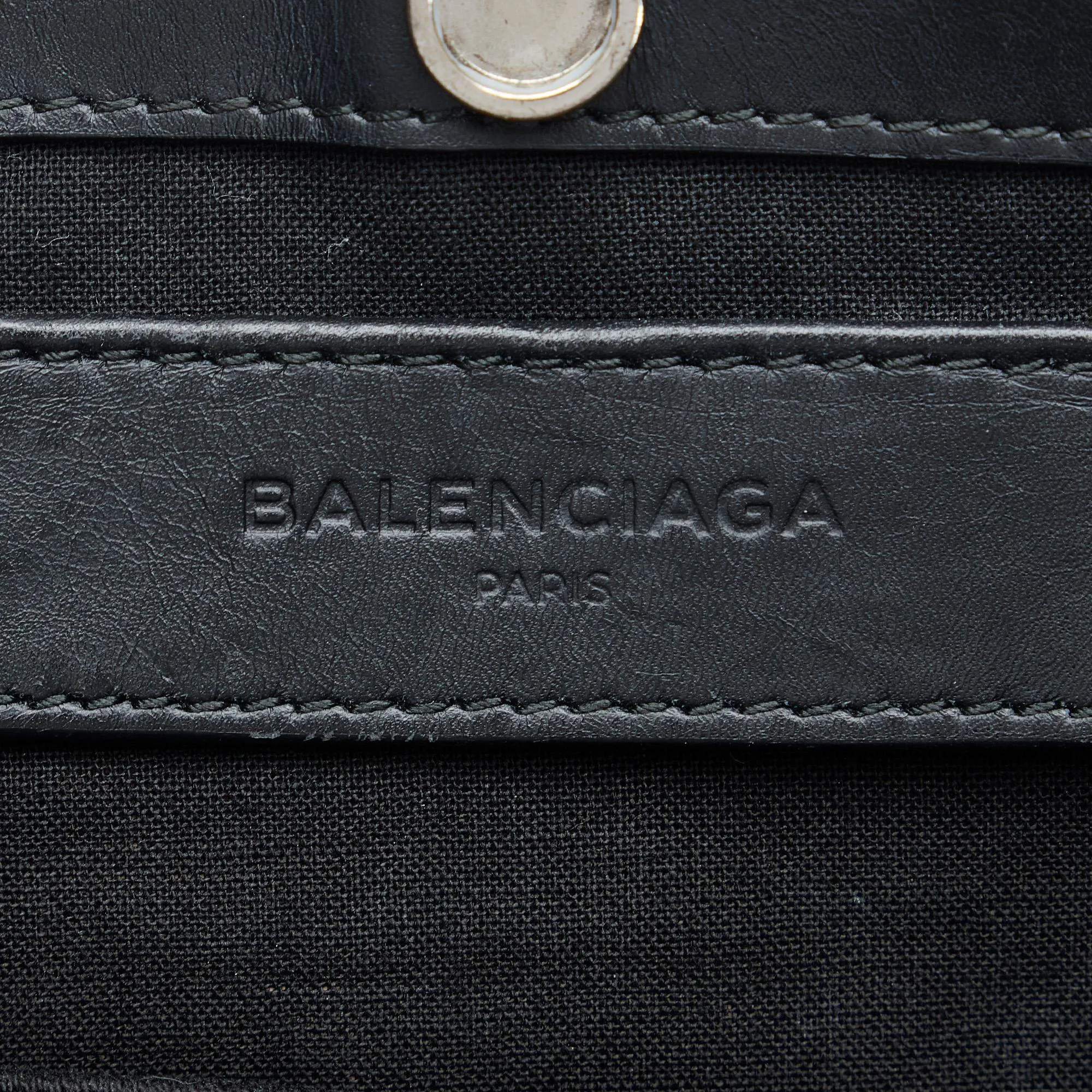 Balenciaga Navy Pochette M Crossbody