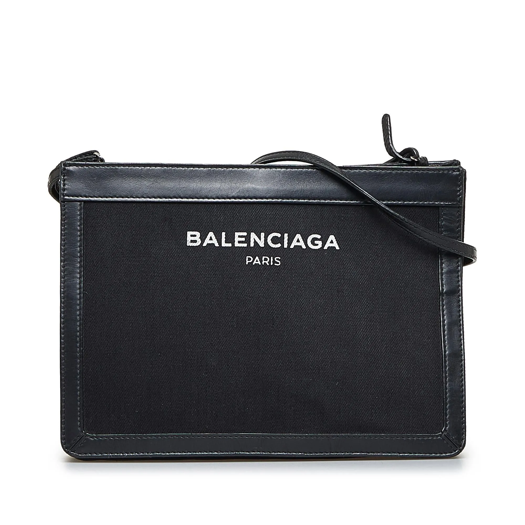 Balenciaga Navy Pochette M Crossbody