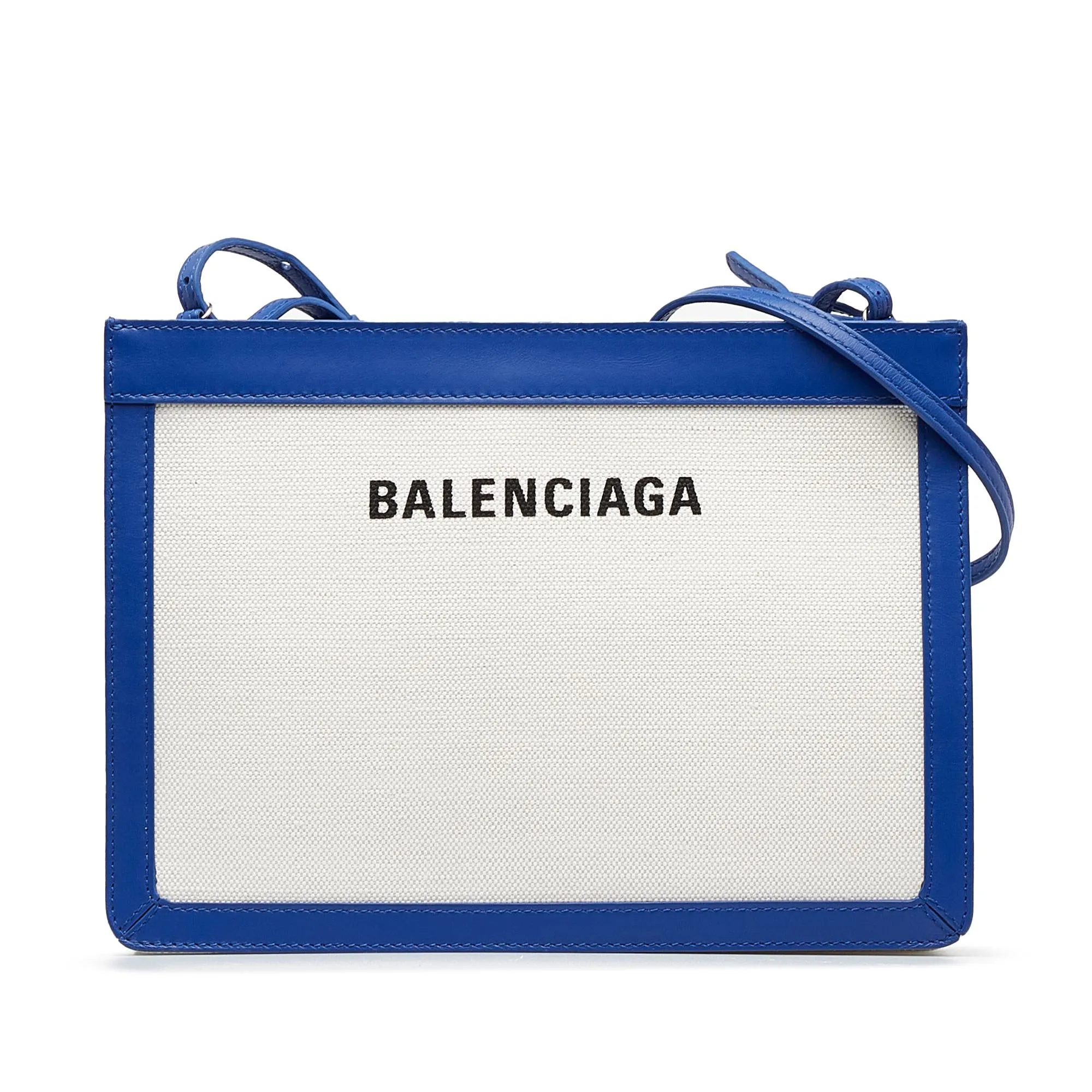 Balenciaga Navy Pochette S Crossbody (SHG-fd1rJw)