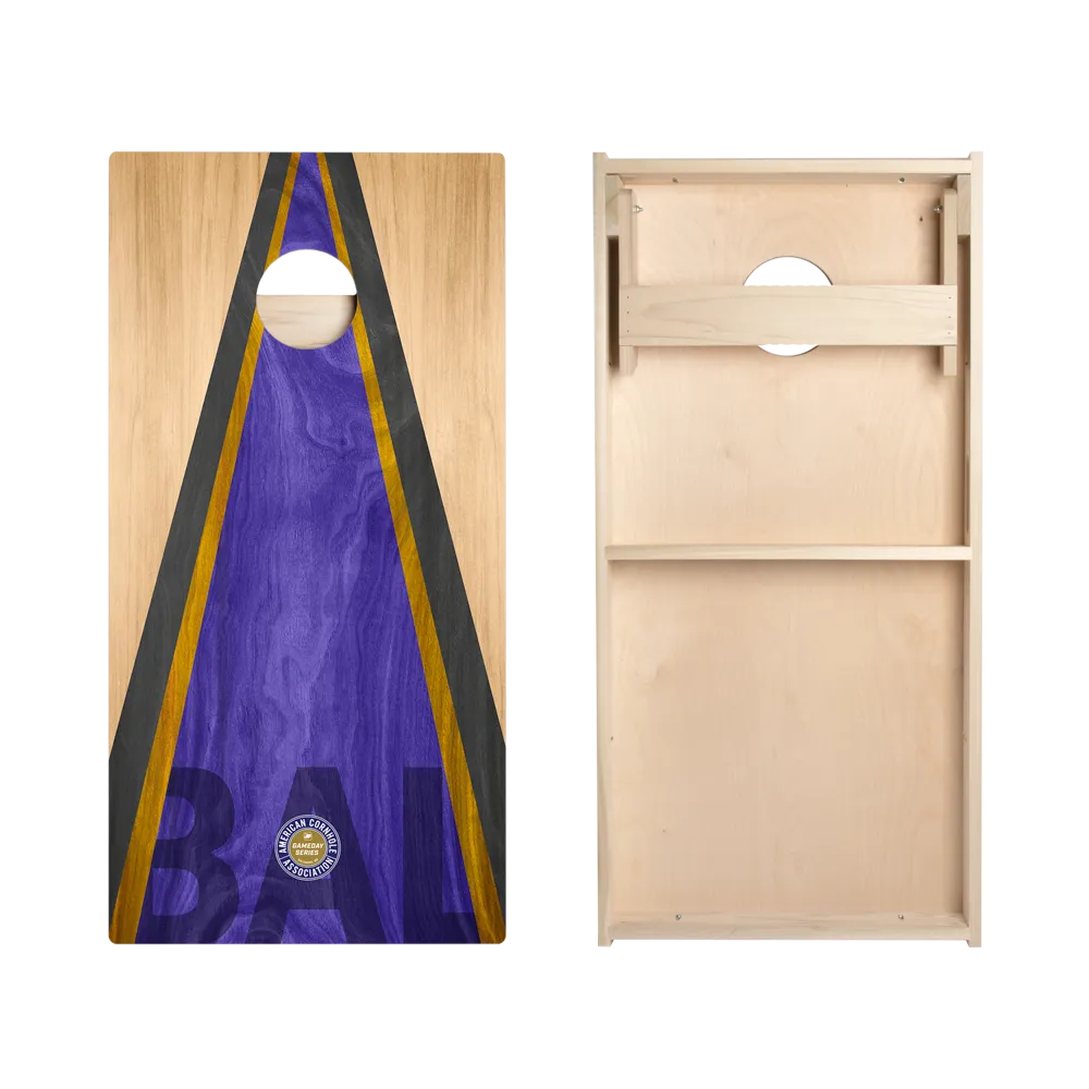 Baltimore Football Gameday Classic Triangle Star Cornhole Boards