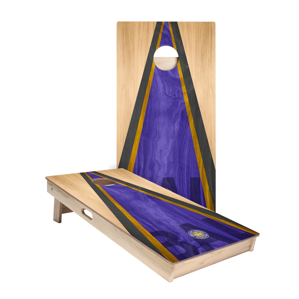 Baltimore Football Gameday Classic Triangle Star Cornhole Boards