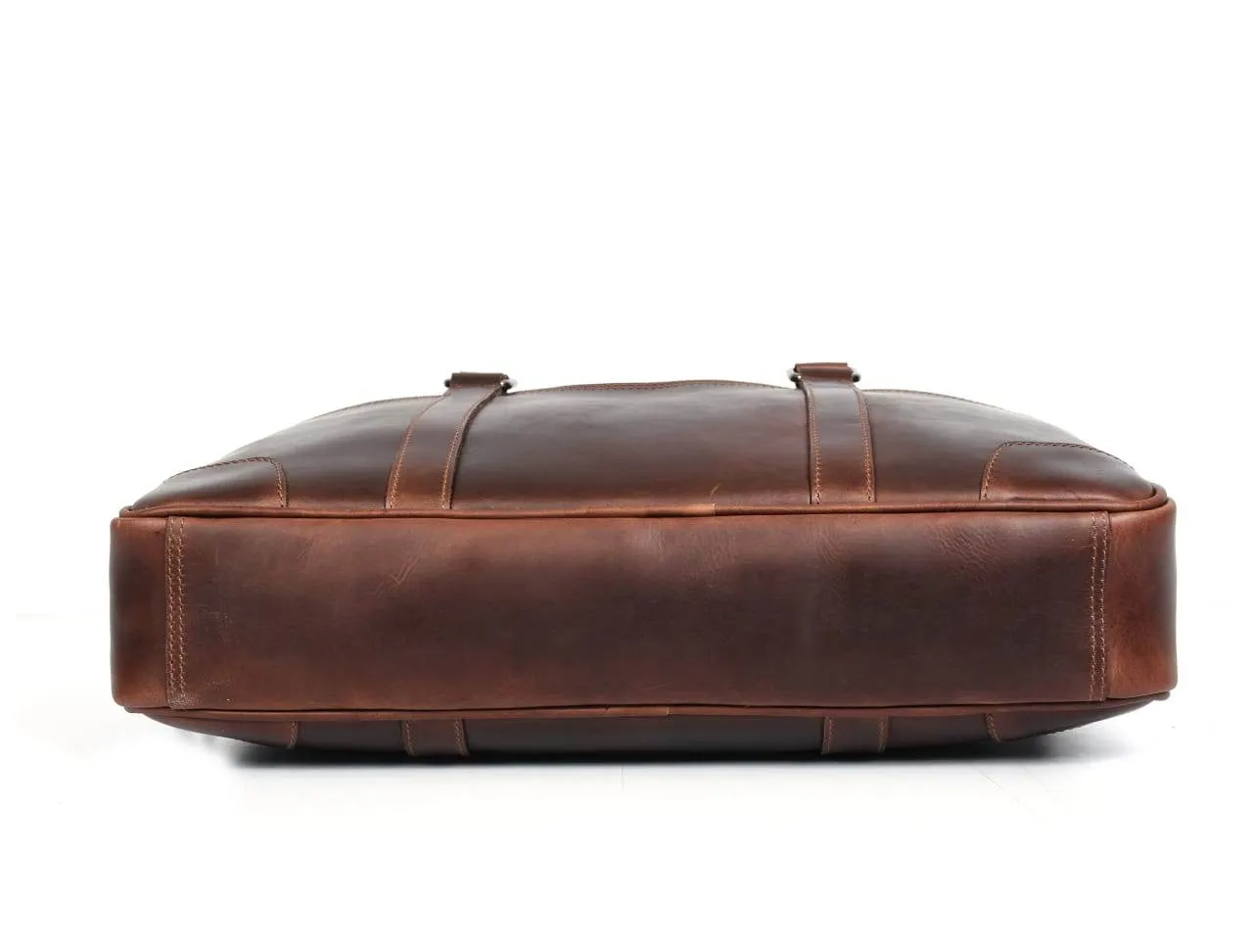 Broadway Leather Office Bag – Walnut Brown