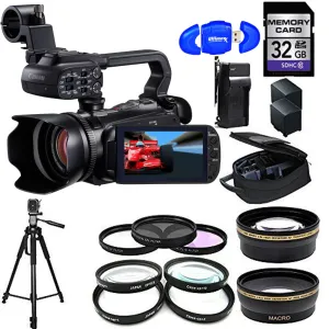 Canon XA10 / xa11 HD Professional Camcorder Essential Accessory Bundle