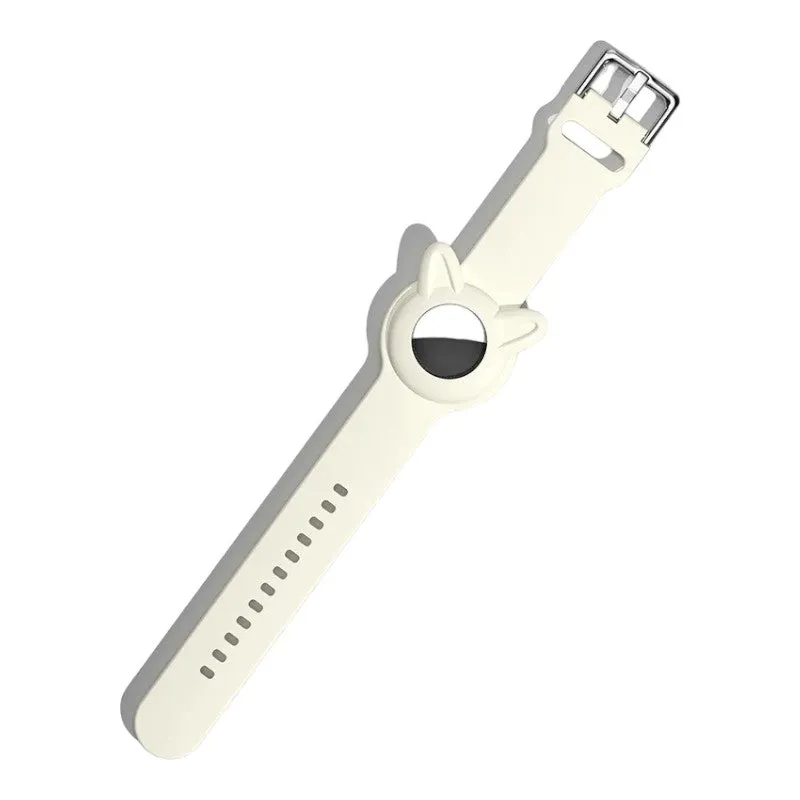 Childrens Apple AirTag Silicone Watch Strap - Bunny Style