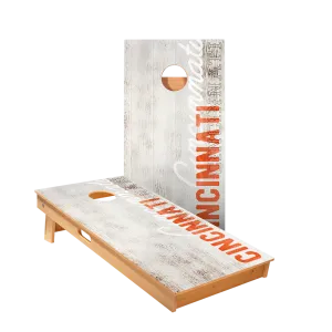 Cincinnati Football Vintage Gameday Star Cornhole Boards