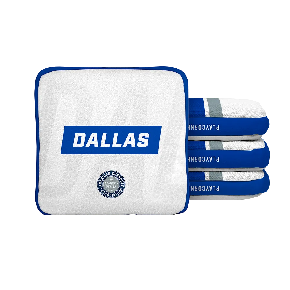 Dallas Football Gameday Stripes Synergy Edge Cornhole Bags