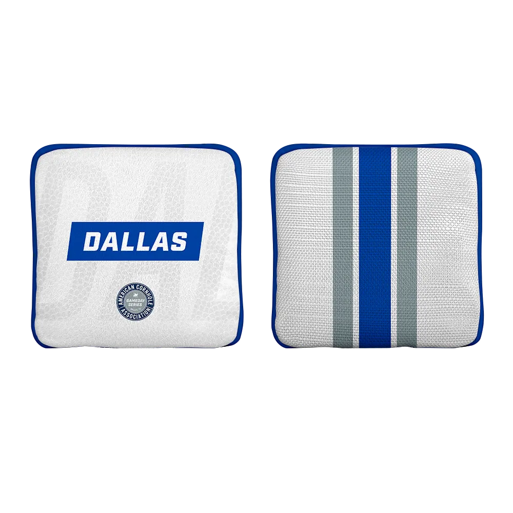 Dallas Football Gameday Stripes Synergy Edge Cornhole Bags