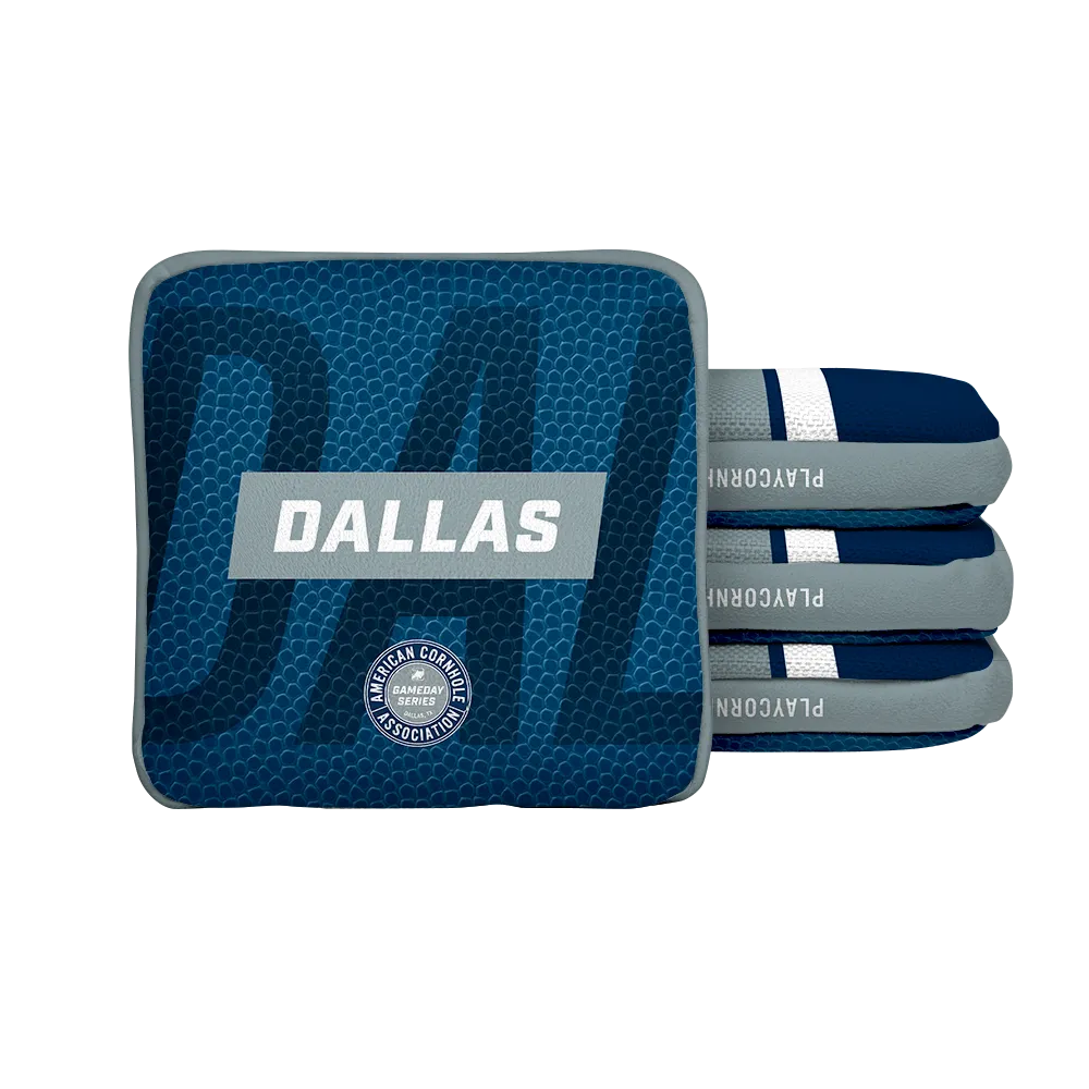 Dallas Football Gameday Stripes Synergy Edge Cornhole Bags