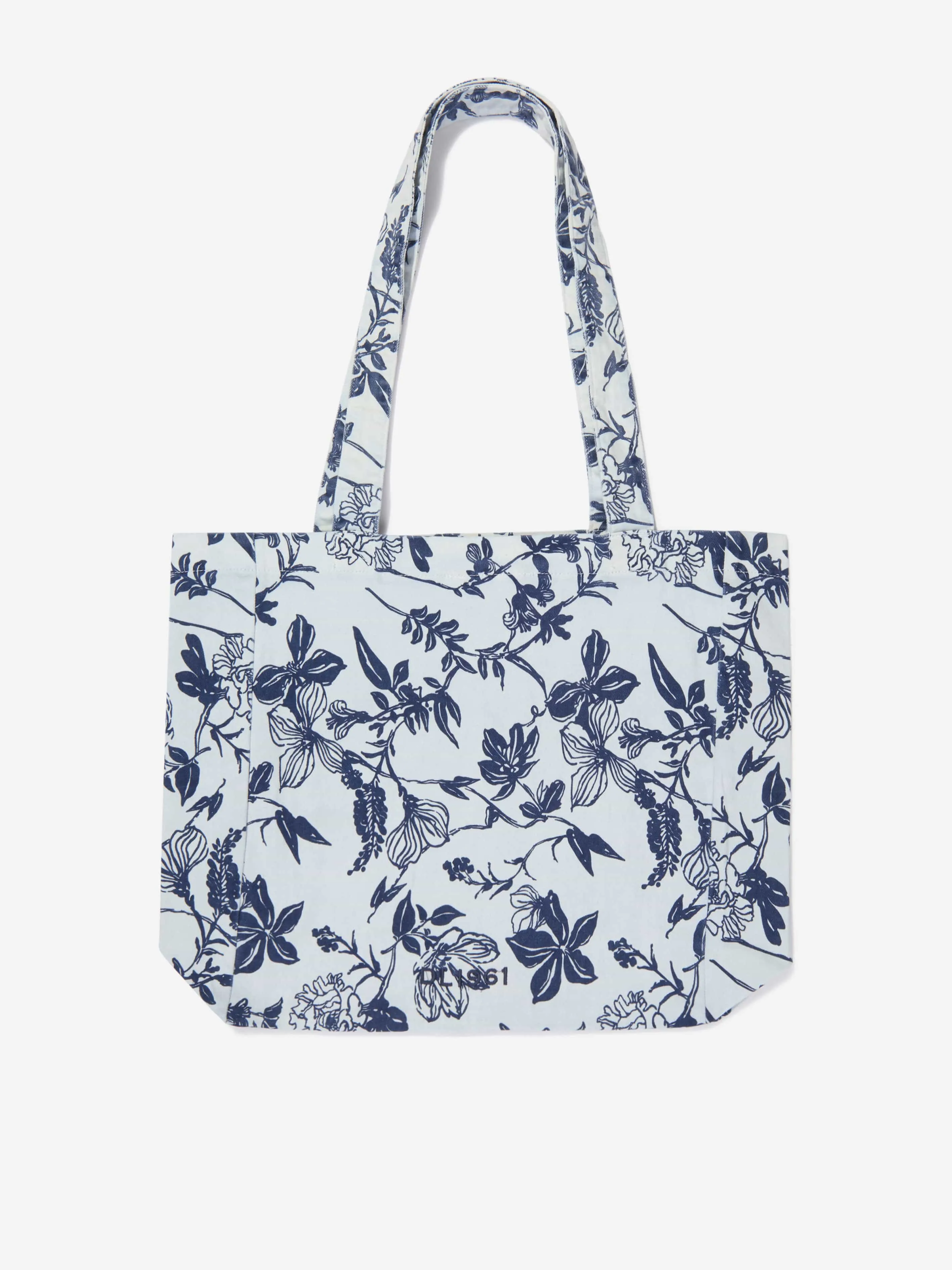 DL1961 Girls Floral Tote Bag in White