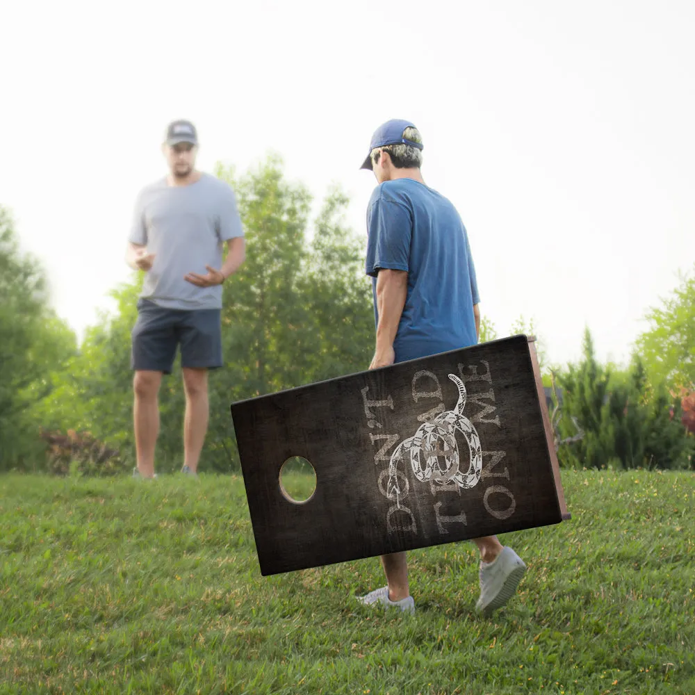 Don’t Tread On Me Black Sig Pro Cornhole Boards