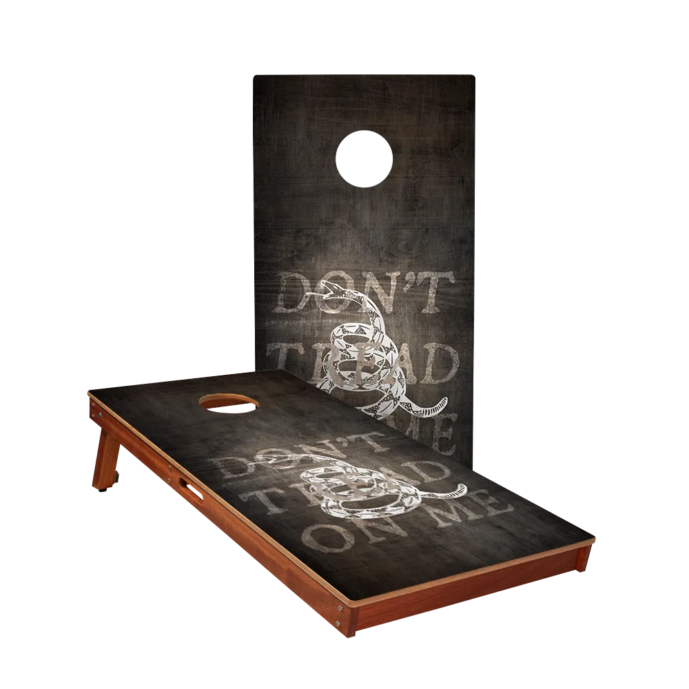 Don’t Tread On Me Black Sig Pro Cornhole Boards