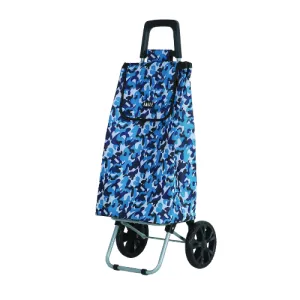 Eagle London 2 Wheel Folding Shopping Trolley 54L Camouflage Print