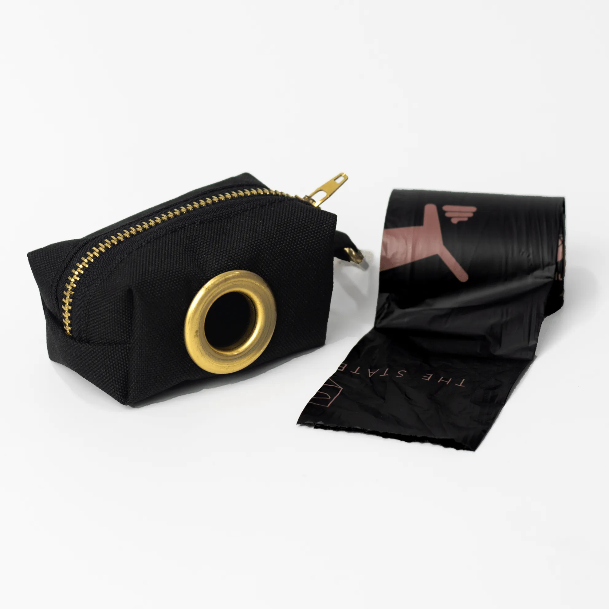 Eco-Chic Dog Poop Bag Holder | Recycled Materials & Brass Hardware