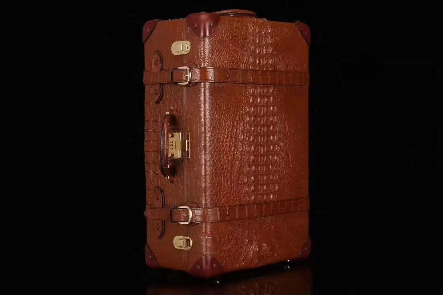 Fashion Genuine crocodile Skin Leather Luggage,Suitcase,Rolling case