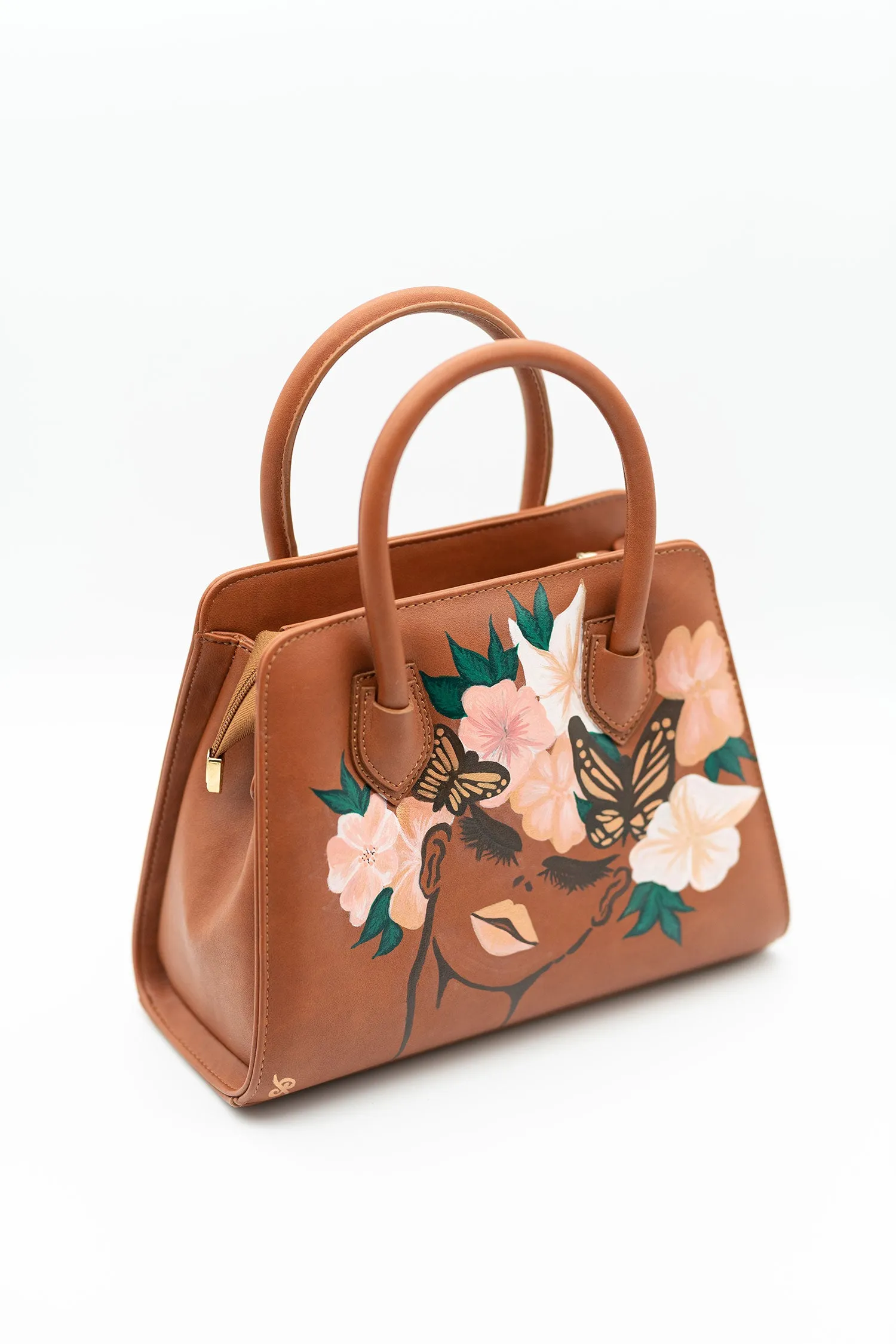 Flower Girl Leather Bag - Nart