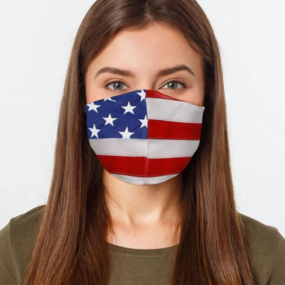 FM2110 American Flag Reusable Face PM2.5 Mask