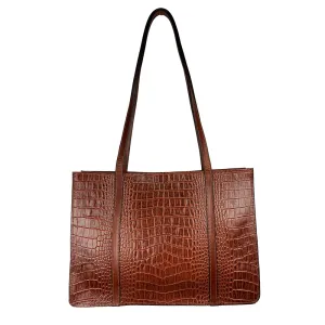 George Jackson Brown Leather Bag