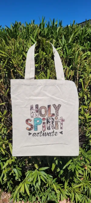 Holy Spirit Activate Shopping Tote - FINAL SALE