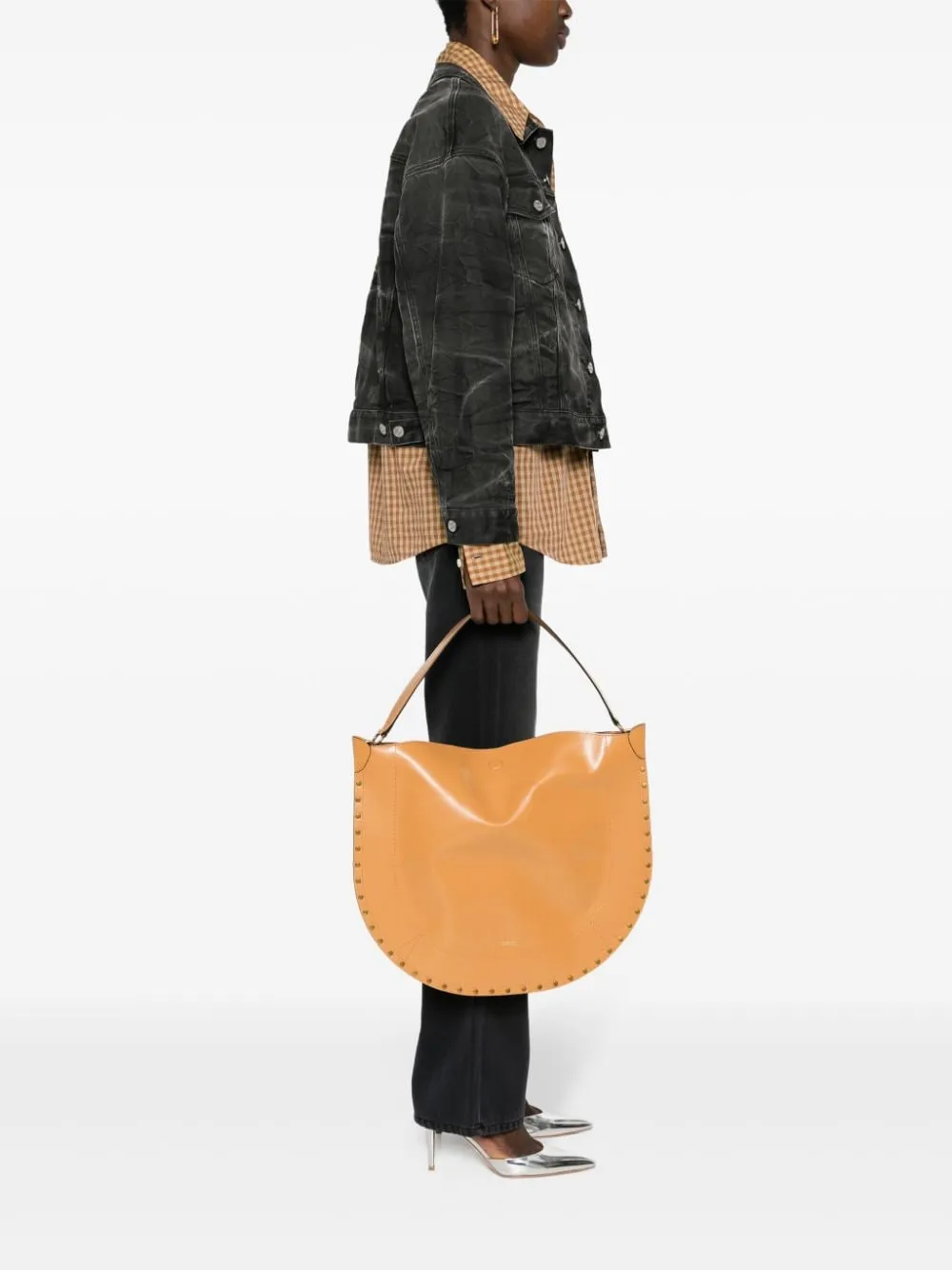 Isabel Marant Women Oskan Soft Leather Hobo Bag