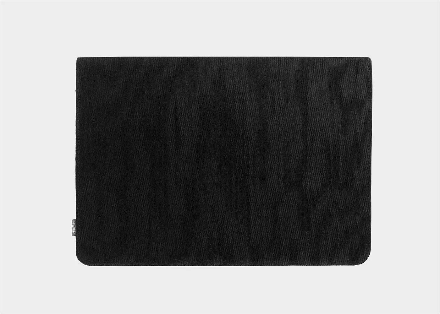 Laptop case in Black hemp