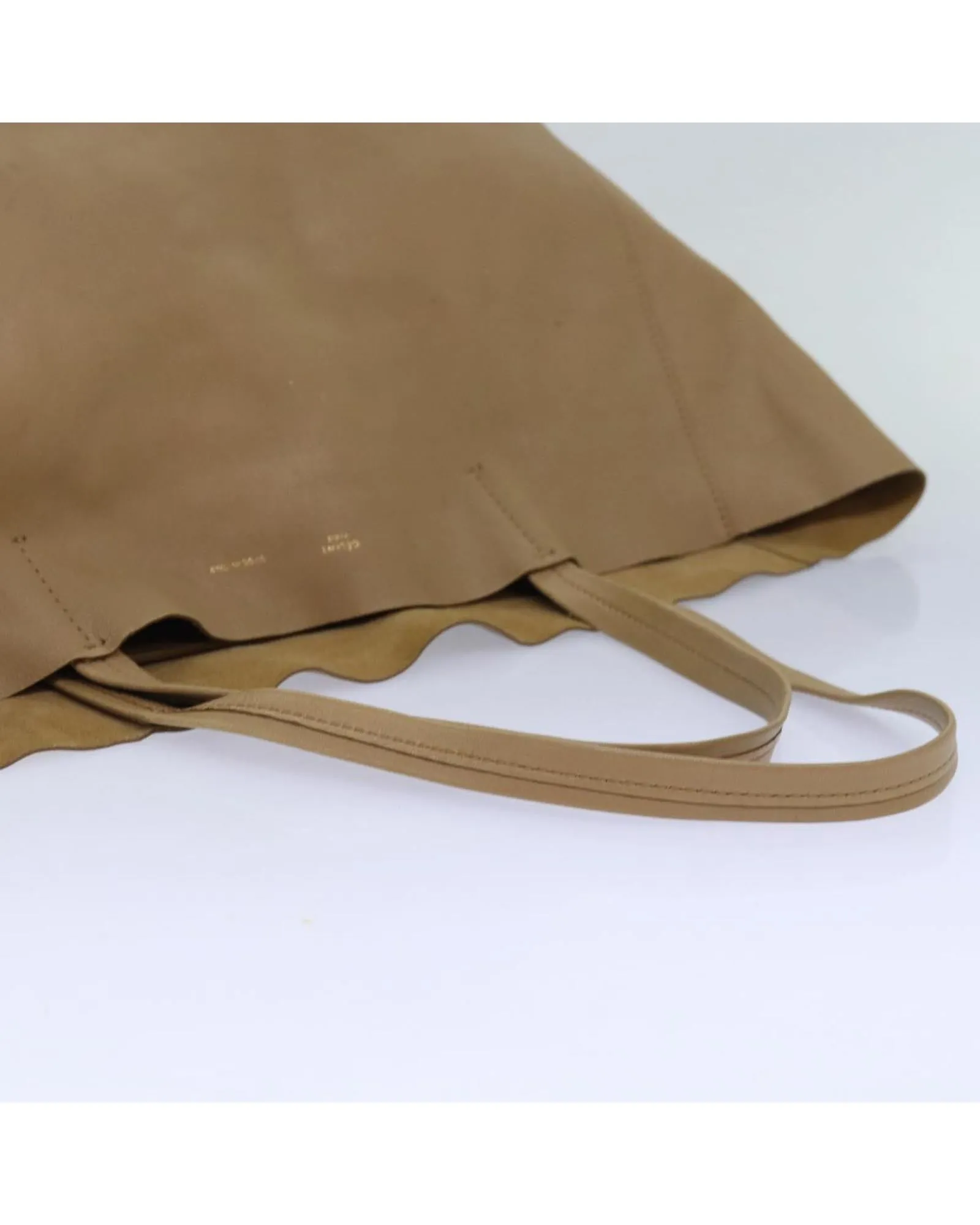 Leather Horizontalkava Tote Bag