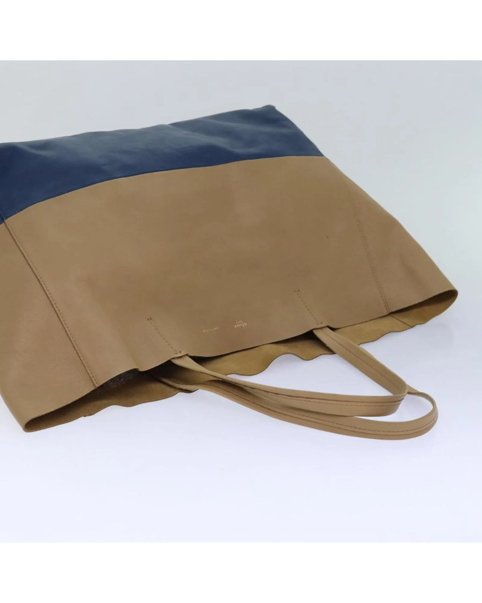 Leather Horizontalkava Tote Bag