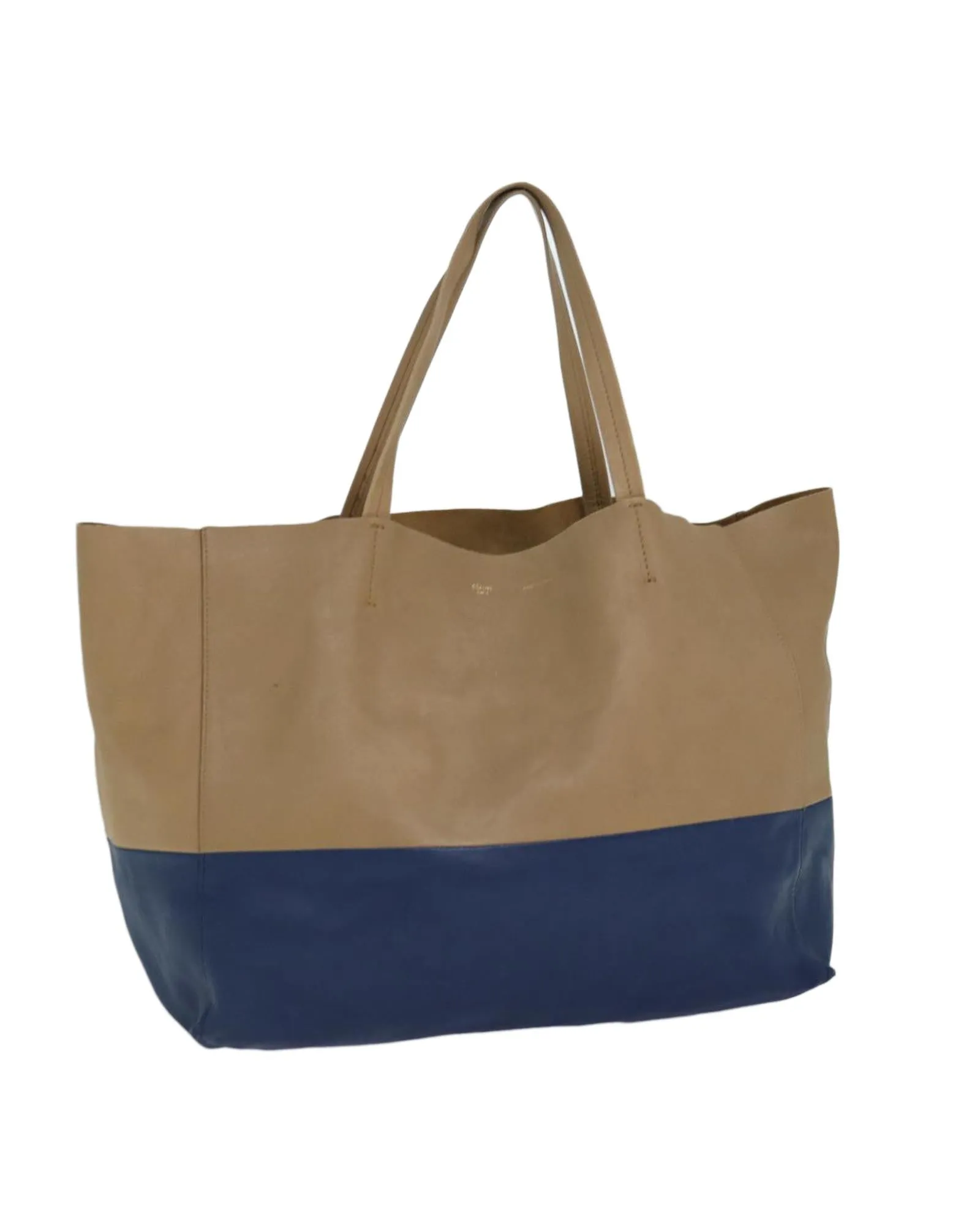 Leather Horizontalkava Tote Bag