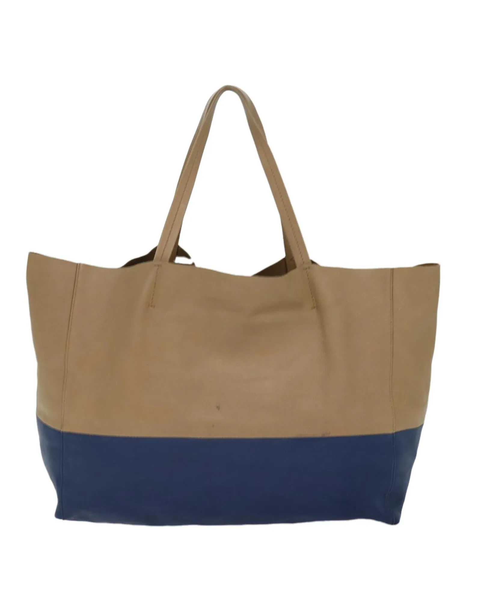 Leather Horizontalkava Tote Bag