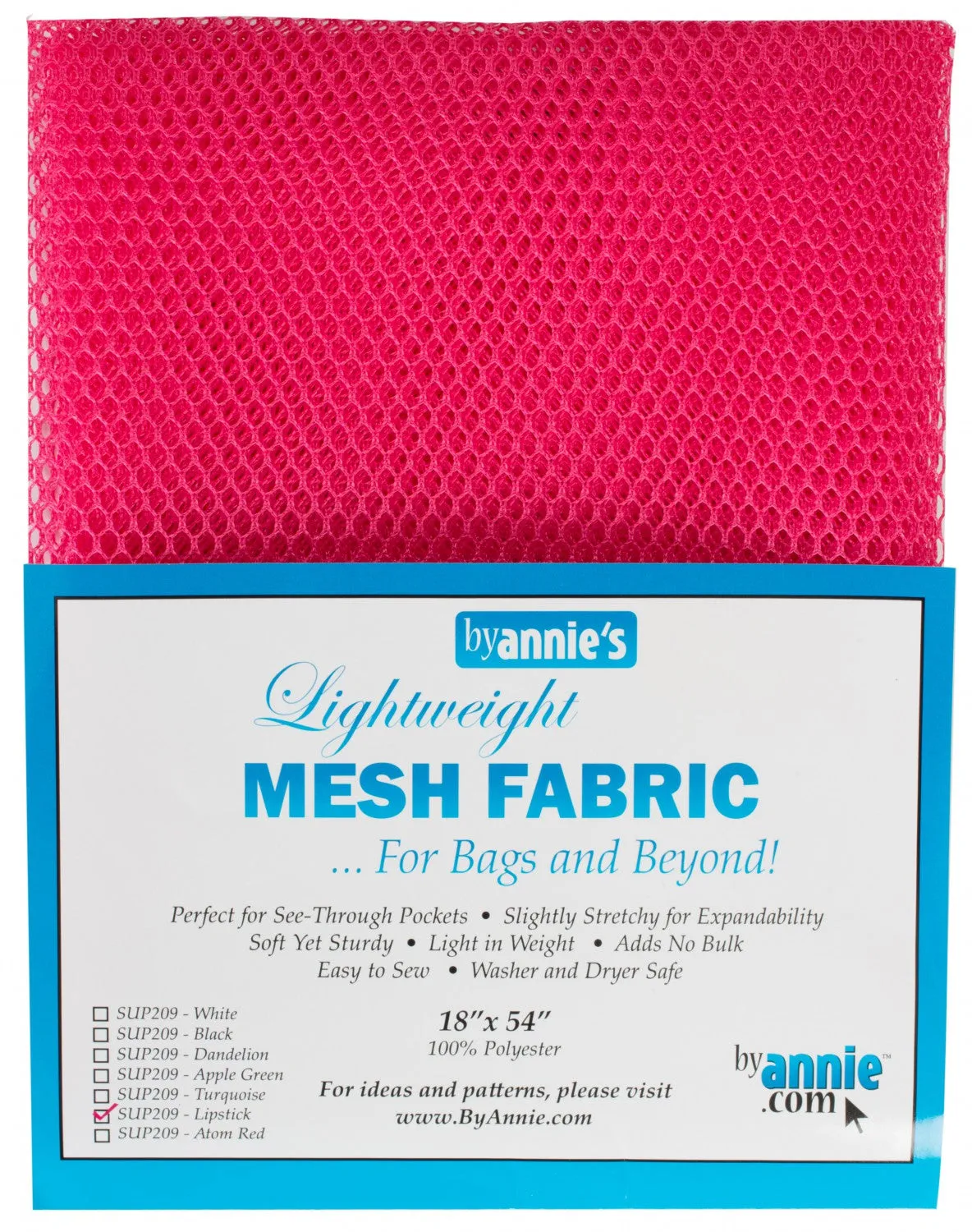 Lightweight Mesh Fabric - Lipstick