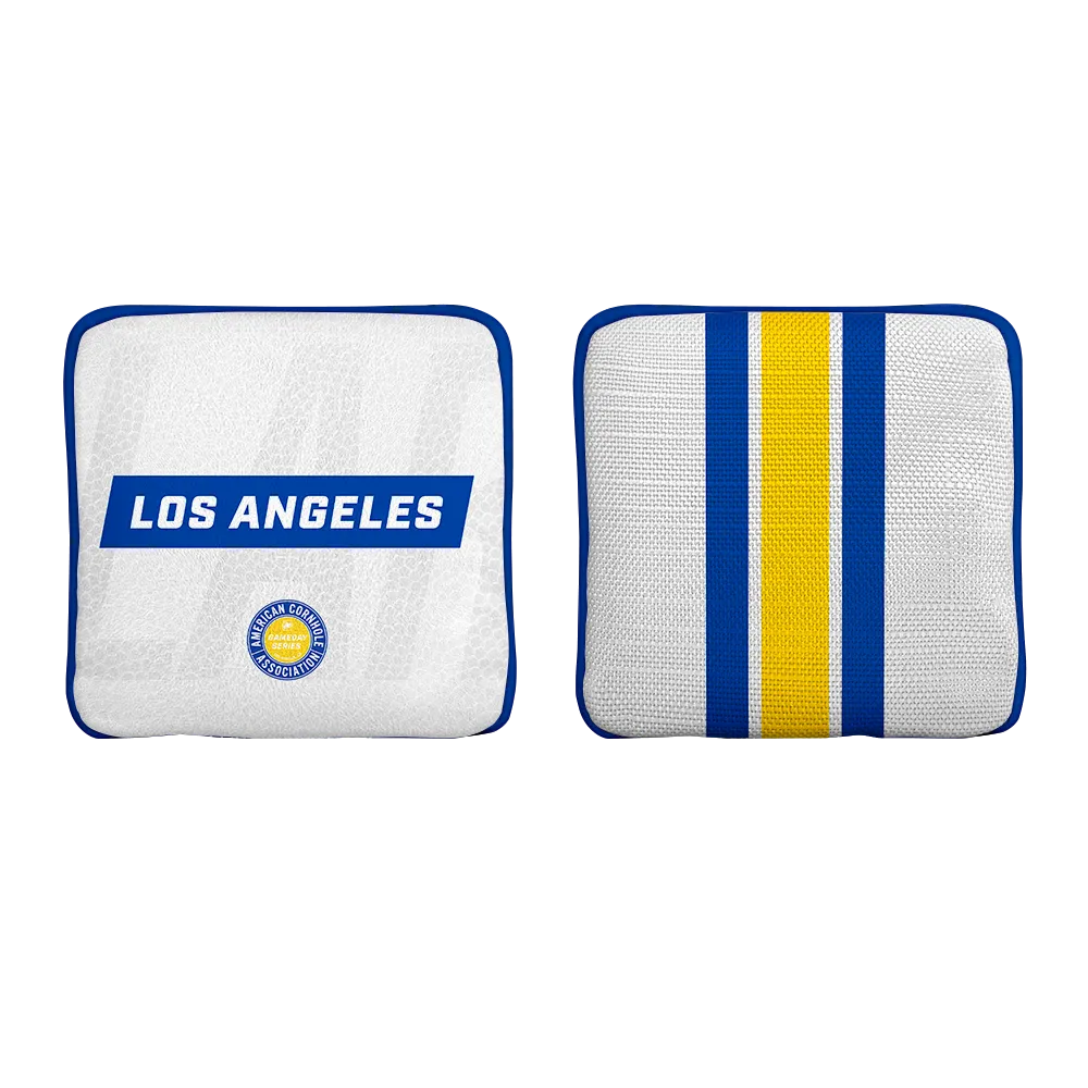 Los Angeles LAR Football Gameday Stripes Synergy Edge Cornhole Bags