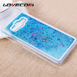 LOVECOM For Samsung Grand Prime G530 A3 A5 A7 J5 J7 2015 2016 Cover Glitter Star Dynamic Liquid Quicksand Transparent Hard Case